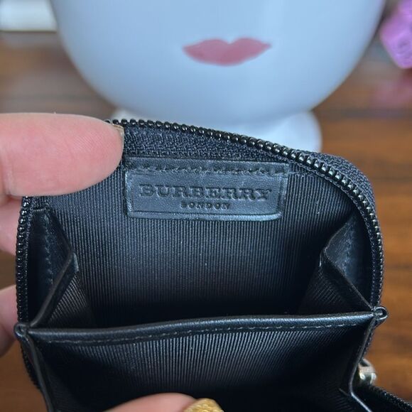 Burberry small double zipper wallet impeccable - Picture 4 of 9